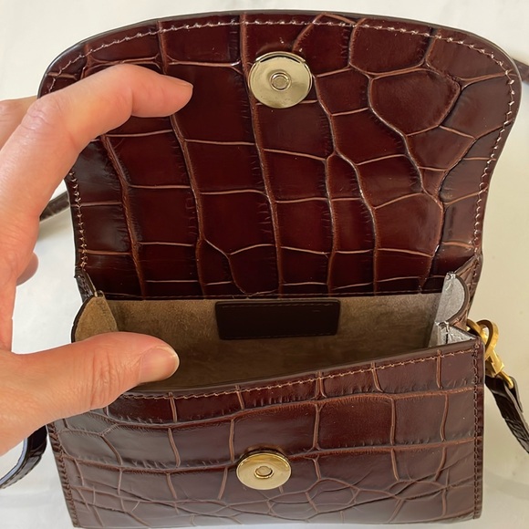 By Far Mini Nutella Crocs Embossed Leather - Picture 9 of 13